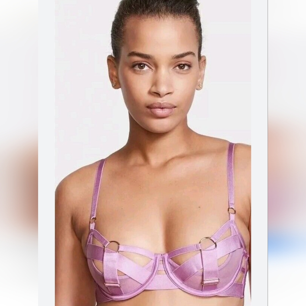 Purple Strappy Bra Victoria Secret